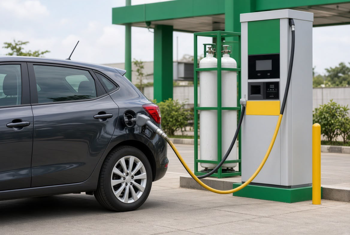 Car filling LPG